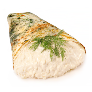 С припёком и сырным соусом